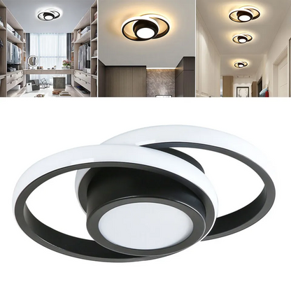 Halo Duo Lampa Sufitowa LED | Podwójny Pierścień