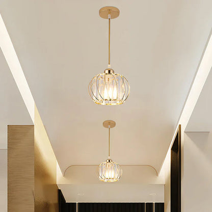 Lampa Sufitowa Do Przedpokoju | Szklana