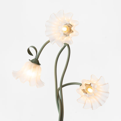Lampa Stojąca Do Salonu | Kwiatowy Kształt
