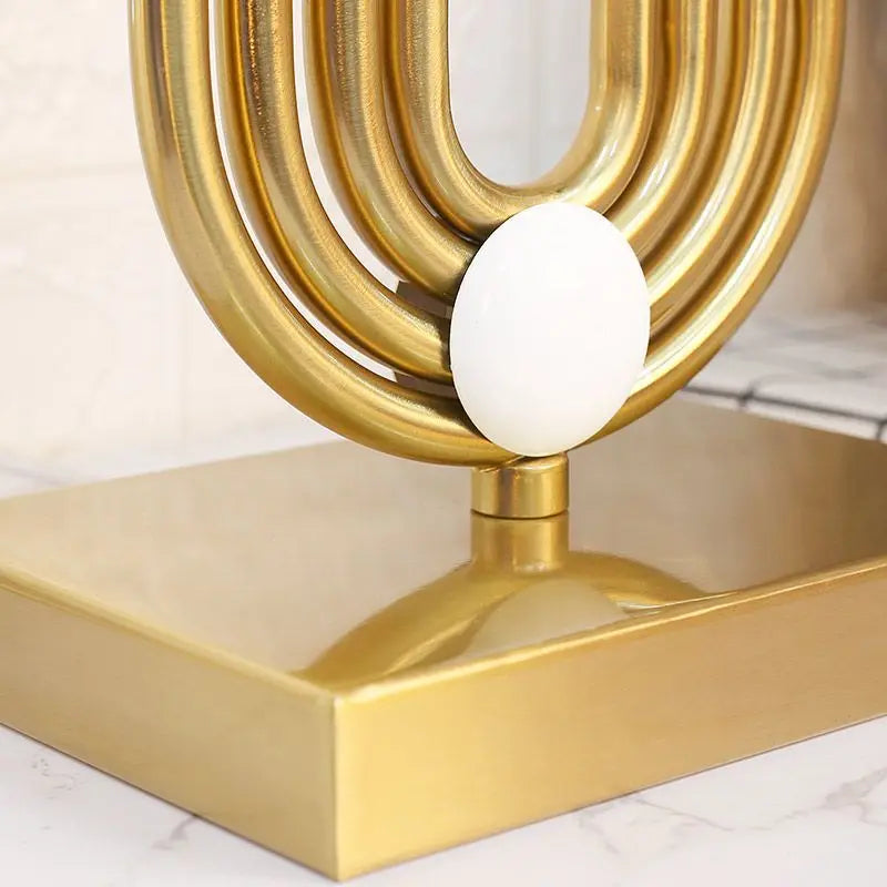 Lampka Nocna Do Sypialni | Złoty Kolor