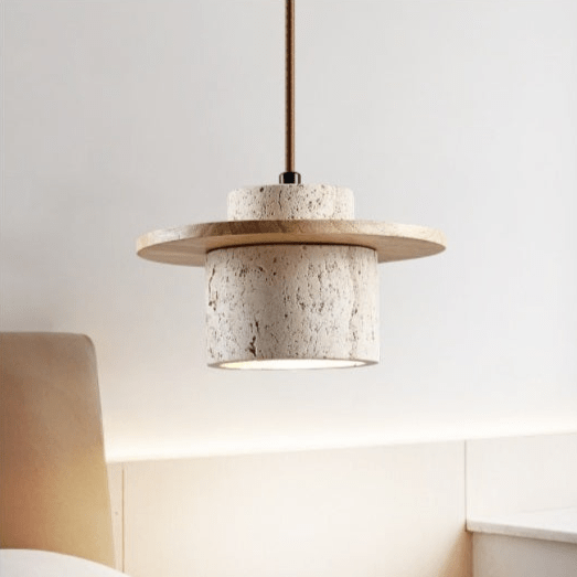 Kamienna Lampa Sufitowa | Do Salonu