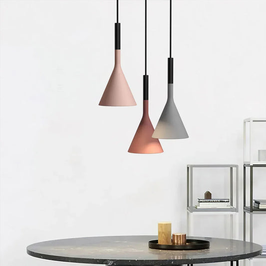 Laval Lampa Wisząca Do Salonu | Imitacja Betonu