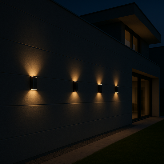 Lampa Ścienna LED Do Ogrodu | Światło Góra I Dół