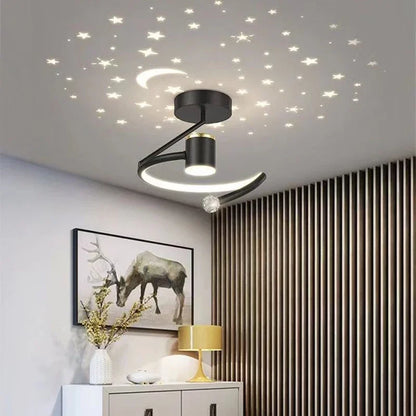 Lampa Sufitowa LED Gwiezdne Niebo | Do Pokoju Dziecięcego I Salonu