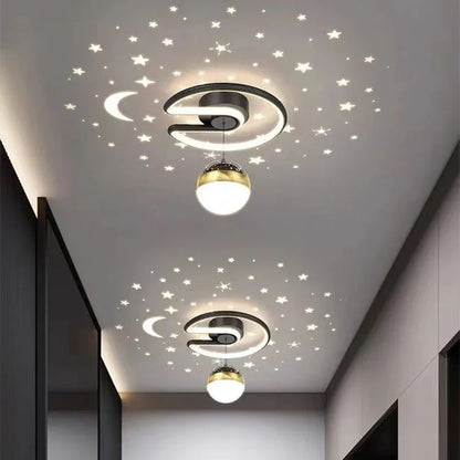 Lampa Sufitowa LED Gwiezdne Niebo | Do Pokoju Dziecięcego I Salonu