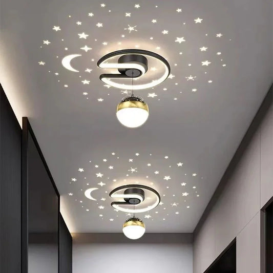 Lampa Sufitowa LED Gwiezdne Niebo | Do Pokoju Dziecięcego I Salonu