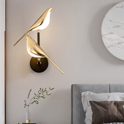 Lampa Ścienna LED w Kształcie Ptaka | Do Salonu