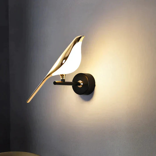 Lampa Ścienna LED w Kształcie Ptaka | Do Salonu