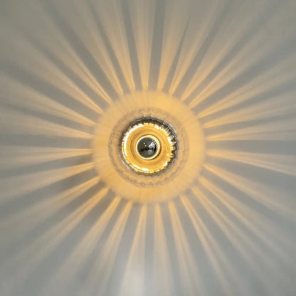 Nordycka Lampa Ścienna Do Salonu | Okrągła