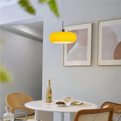 Szklana Lampa Sufitowa Bauhaus | Salon