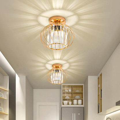 Lampa Sufitowa Do Przedpokoju | Szklana