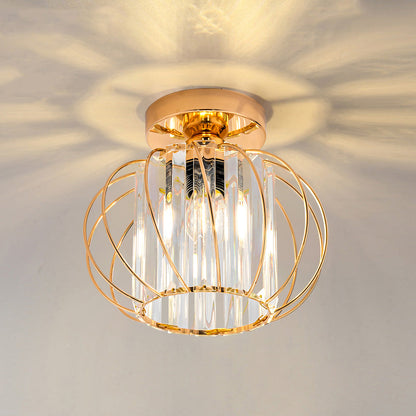 Lampa Sufitowa Do Przedpokoju | Szklana