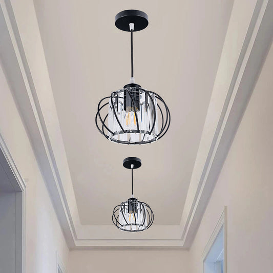 Lampa Sufitowa Do Przedpokoju | Szklana
