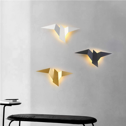 Lampa Ścienna LED Do Salonu | W Kształcie Ptaka