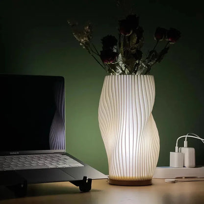 Lampka Nocna LED | Żłobiona