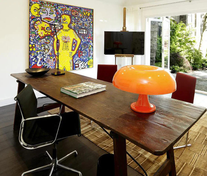 Designowa Lampka Biurkowa LED | Grzybek