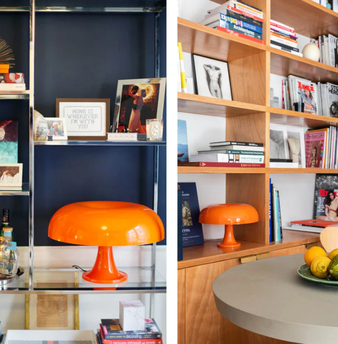 Designowa Lampka Biurkowa LED | Grzybek