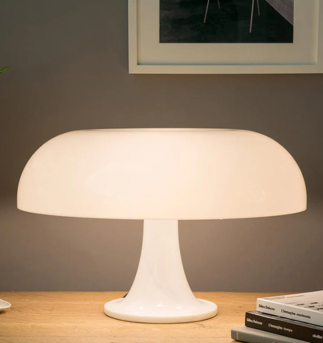 Designowa Lampka Biurkowa LED | Grzybek