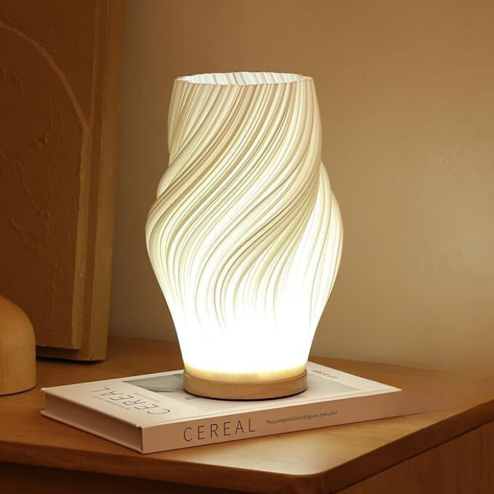 Lampka Nocna LED | Żłobiona