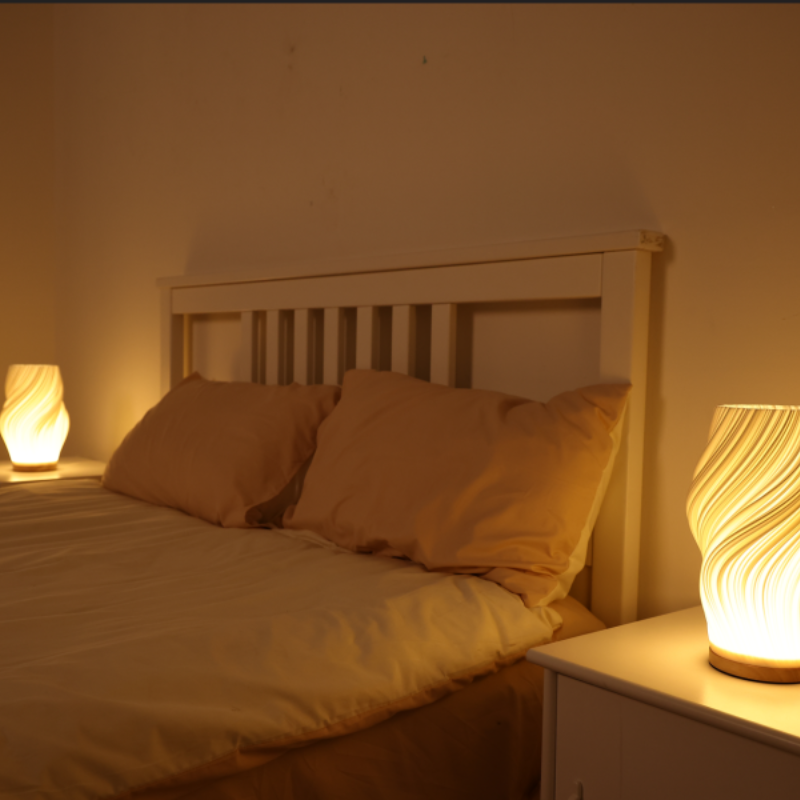 Lampka Nocna LED | Żłobiona