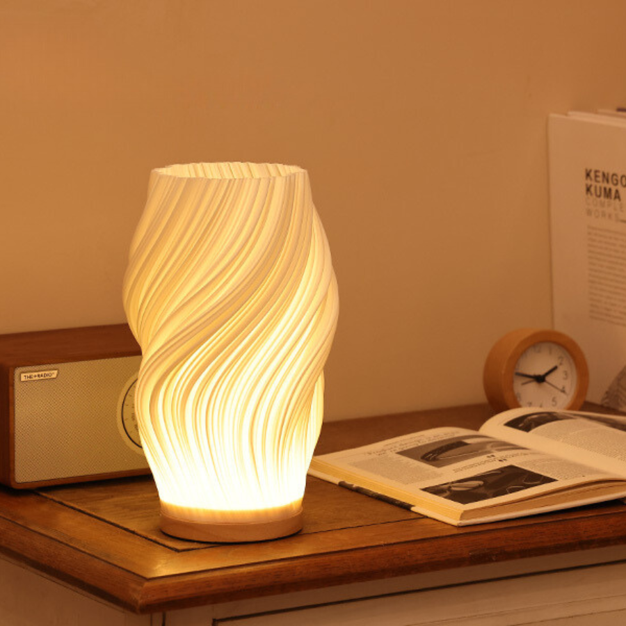 Lampka Nocna LED | Żłobiona