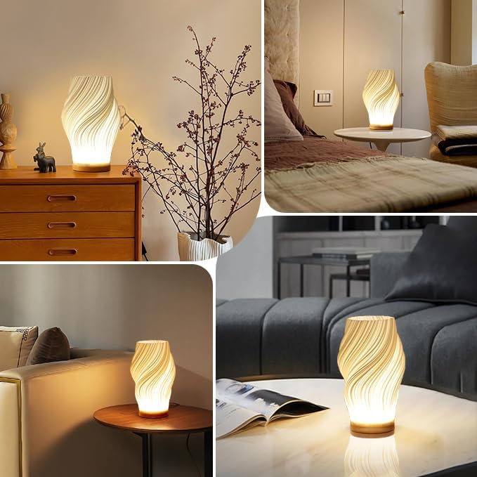 Lampka Nocna LED | Żłobiona