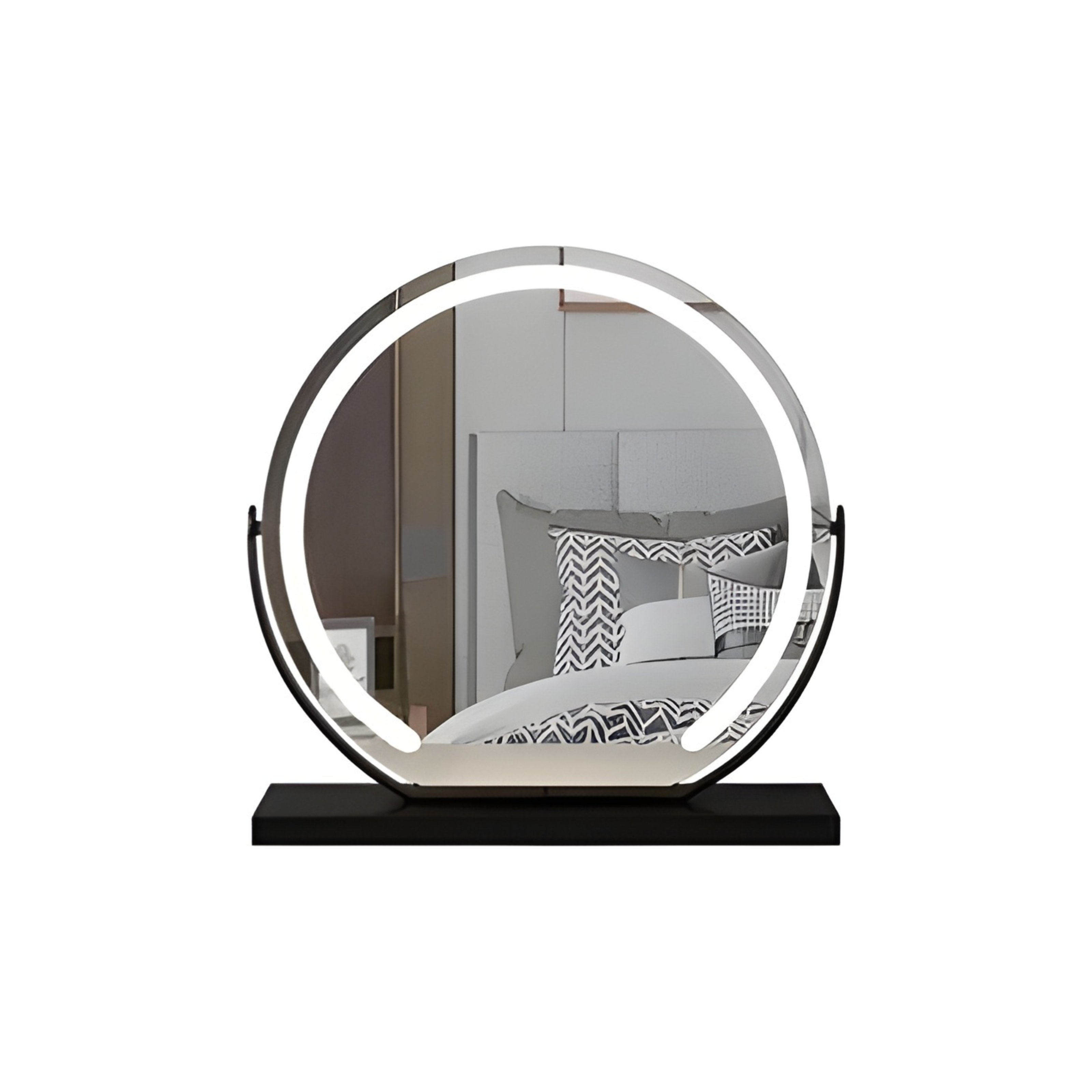 Lustro Kosmetyczne LED Z Regulacją Jasności | Do Sypialni I Toaletki