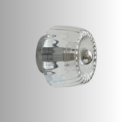 Nordycka Lampa Ścienna Do Salonu | Okrągła
