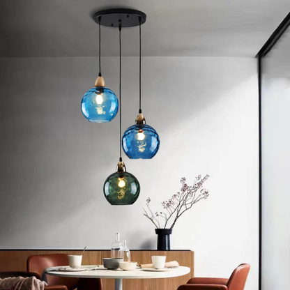 Lampa Sufitowa LED Z 3 Kloszami | Nowoczesna