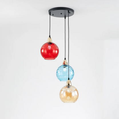Lampa Sufitowa LED Z 3 Kloszami | Nowoczesna