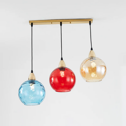 Lampa Sufitowa LED Z 3 Kloszami | Nowoczesna
