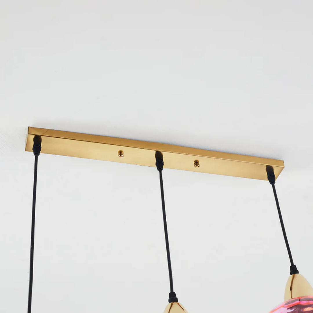 Lampa Sufitowa LED Z 3 Kloszami | Nowoczesna