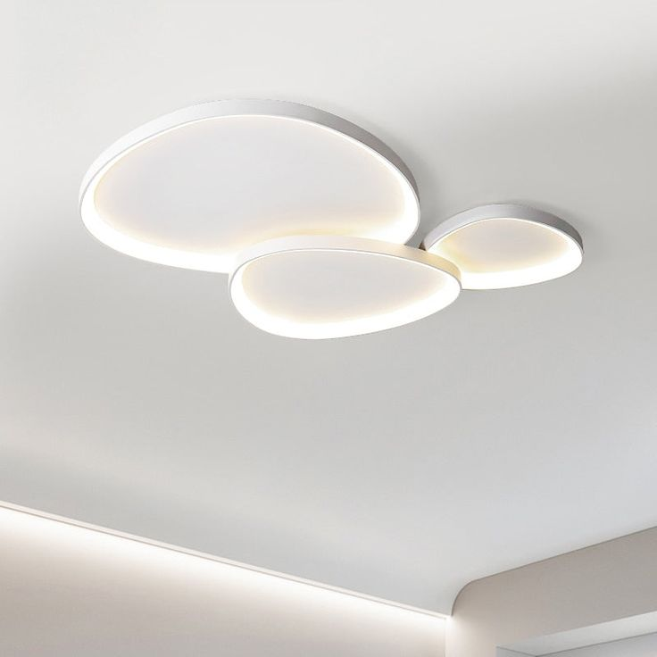 Lampa Sufitowa w Kolorze Taupe | Okrągła Lampa Do Salonu