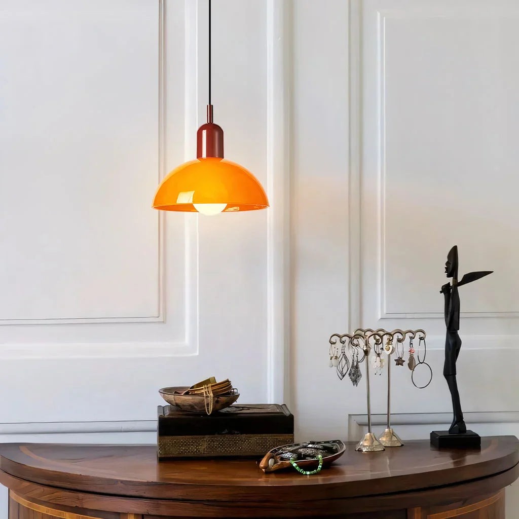 Okrągła Lampa Wisząca Do Salonu | Kolorowa