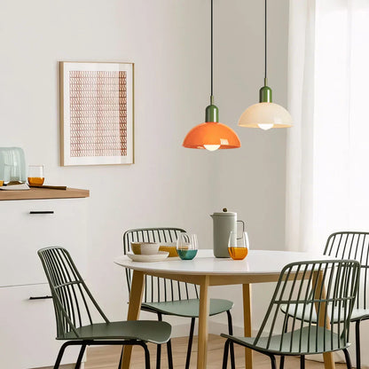 Okrągła Lampa Wisząca Do Salonu | Kolorowa