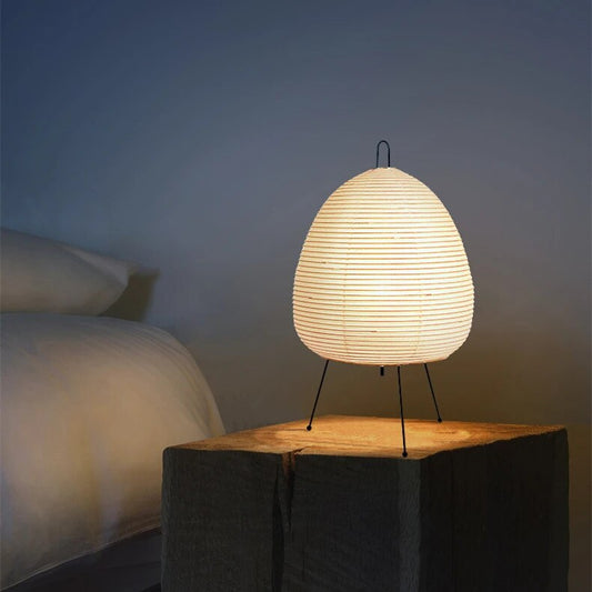 Japońska Lampa Stołowa Z Papieru Ryżowego | Design Dla Twojego Domu