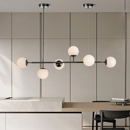 Szklana Lampa Wisząca Kula | Do Salonu