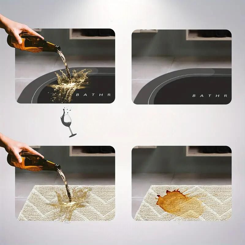 Antypoślizgowa Mata Łazienkowa | Szybkoschnąca