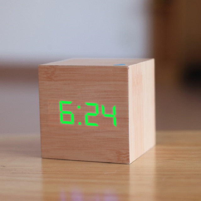 Mini Budzik LED | Kwadratowy