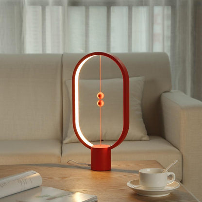 Lampa Stołowa LED | Drewniana