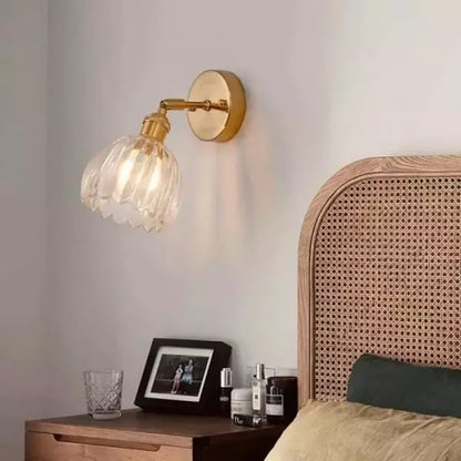 Lampa Ścienna Do Salonu | Pąk Kwiatu