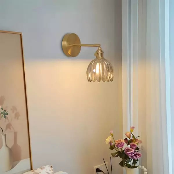 Lampa Ścienna Do Salonu | Pąk Kwiatu